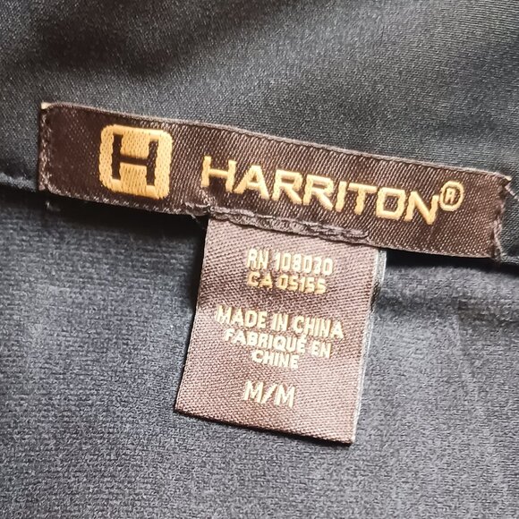 Harriton Men's Black Echo Soft Shell Jacket  Size M - Picture 7 of 10